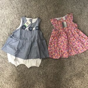 2 never worn cute toddler outfits